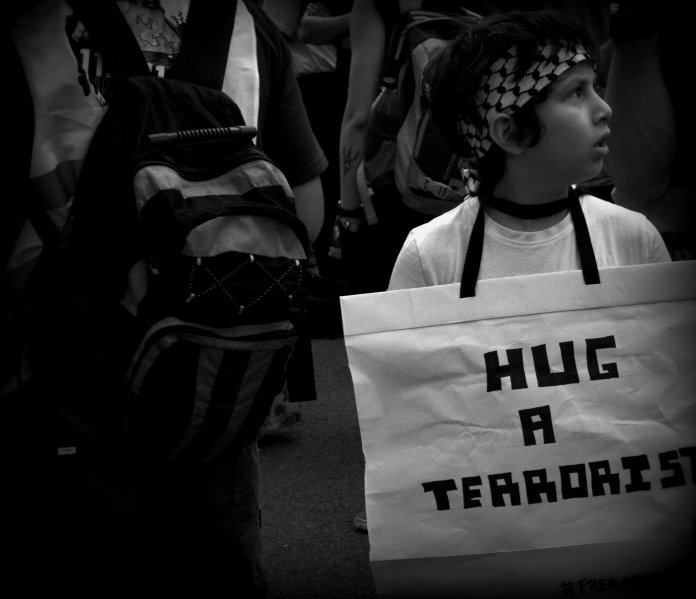 Hug an activist  © by SpaceUtopian