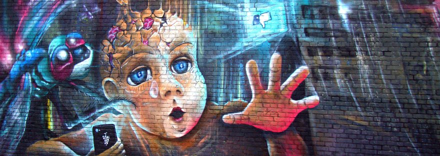 Social media is ruining our minds infographic © by SpaceUtopian