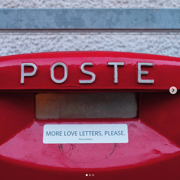 A request for more love letters in Trieste, Italy.